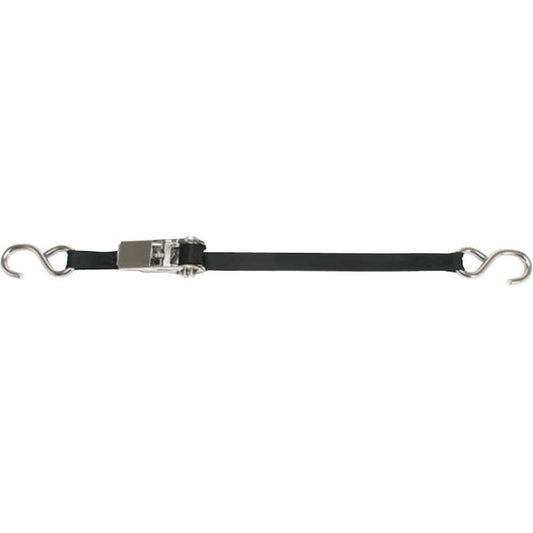 1 in. x 18 ft. Ratchet Gunwale Tie-Down in Stainless Steel