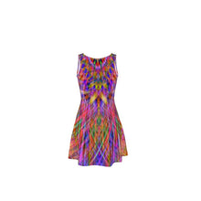 Load image into Gallery viewer, Flair Swirl Skater Dress