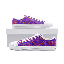 Load image into Gallery viewer, Flowered Unisex Canvas Shoes