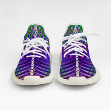 Load image into Gallery viewer, Color Waves Unisex Mid Top Sneakers