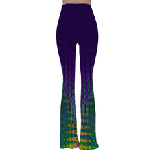 Load image into Gallery viewer, Green Waves Bell Bottoms