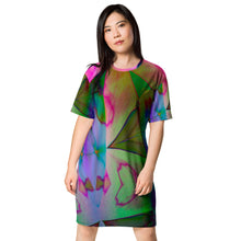 Load image into Gallery viewer, Geranium T-shirt dress