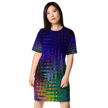 Load image into Gallery viewer, Wave T-shirt dress