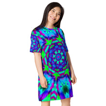 Load image into Gallery viewer, Emerald Lagoon T-shirt dress