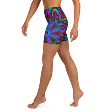Load image into Gallery viewer, Winter Greens Yoga Shorts
