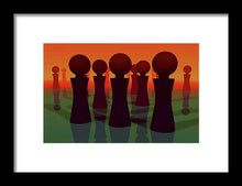 Load image into Gallery viewer, All the Lonely People - Framed Print