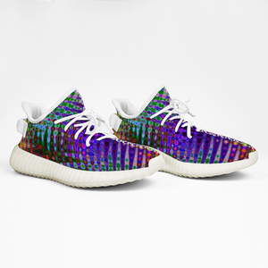 Color Waves Unisex Mid Top Sneakers