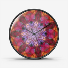 Load image into Gallery viewer, Peach Poppy Wall Clock