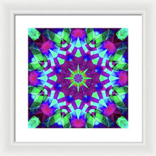 Load image into Gallery viewer, Emerald Starflake - Framed Print