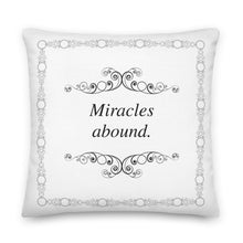 Load image into Gallery viewer, Miracles Abound Meditation Pillow