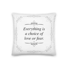 Load image into Gallery viewer, Love or Fear Meditation Pillow