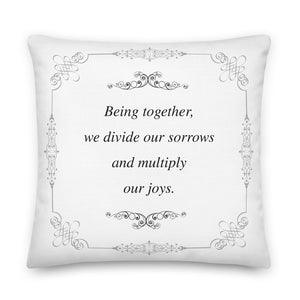 Being Together Meditation Pillow