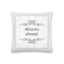Load image into Gallery viewer, Miracles Abound Meditation Pillow
