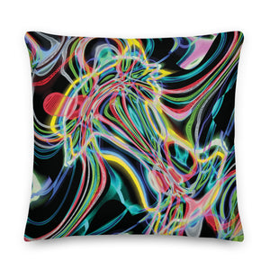 Power Glow Mandala Pillow