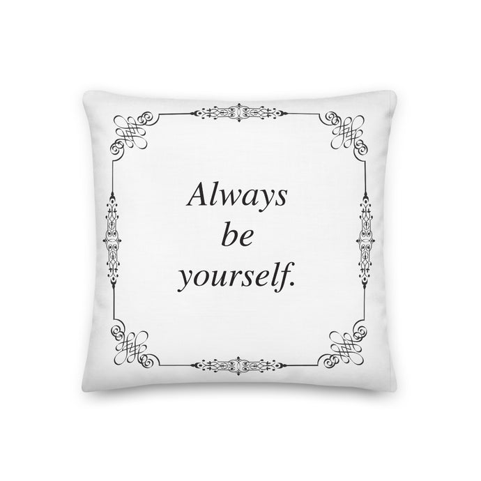Be Yourself Meditation Pillow