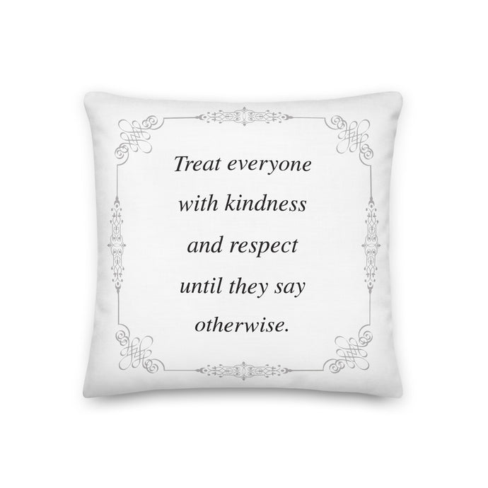Kindness and Respect Meditation Pillow