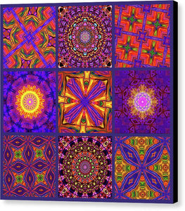 Nine Tiles - Canvas Print