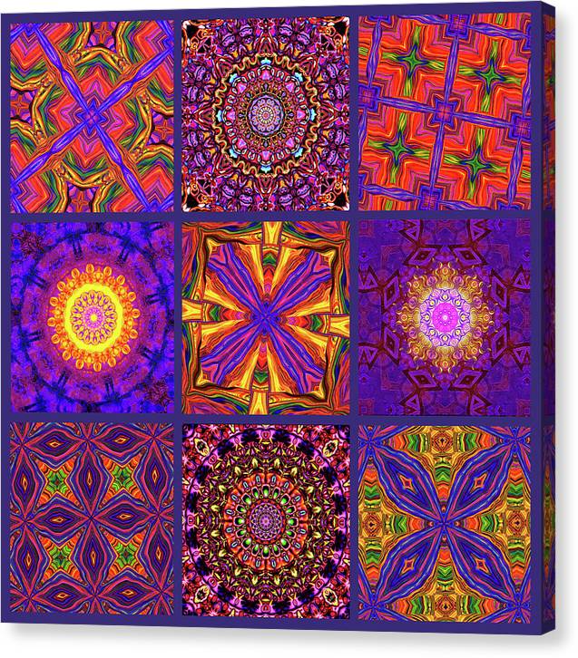 Nine Tiles - Canvas Print