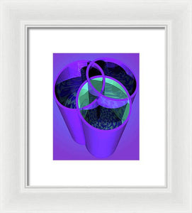 Purple Trinity - Framed Print