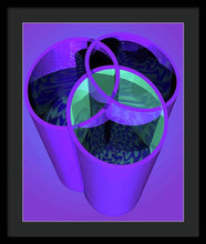 Load image into Gallery viewer, Purple Trinity - Framed Print