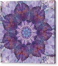 Load image into Gallery viewer, Water Iris Mandala - Canvas Print