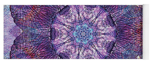 Water Iris Mandala - Yoga Mat
